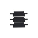 For iPhone 12 Pro Max Battery Insulation Stickers (5pcs)