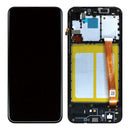 Samsung Galaxy A20e A202F Display And Digitizer With Frame Black Service Pack
