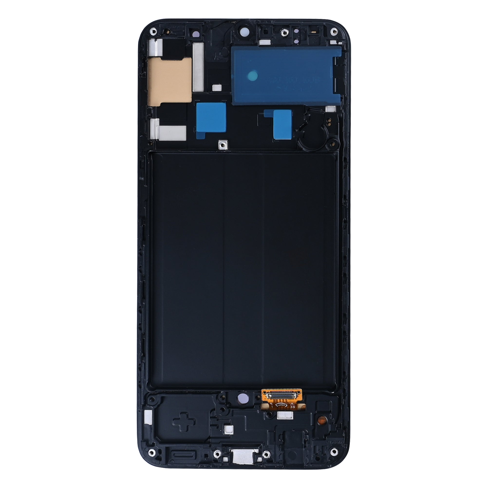 Samsung Galaxy A50 A505F Display And Digitizer With Frame Black Soft-OLED