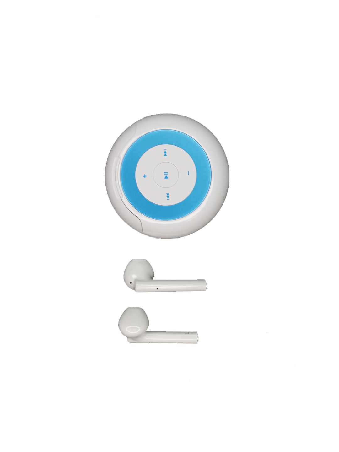 iDiskk WM01 MP3 Player With Bluetooth Earbuds White