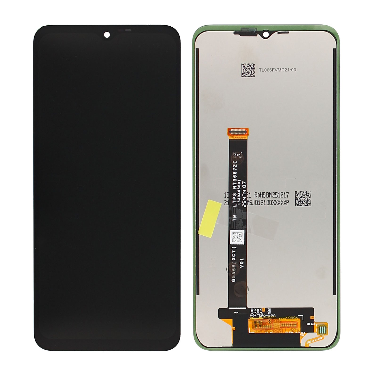 Samsung Galaxy Xcover7 G556B Display And Digitizer Without Frame Black Service Pack