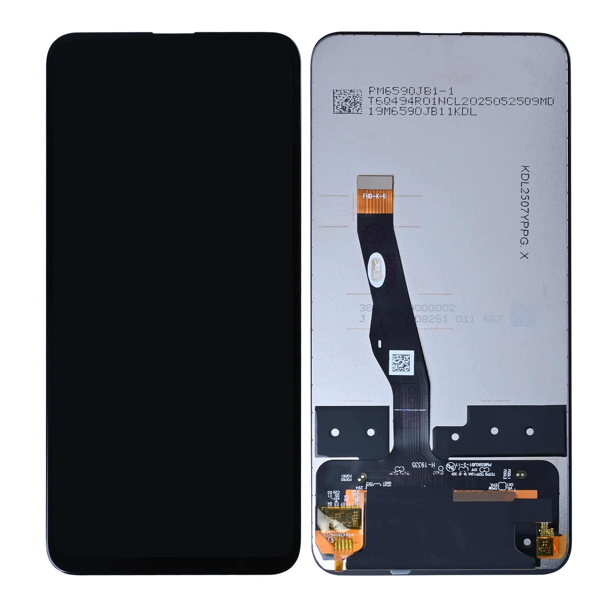 Huawei P Smart Z, P Smart Pro, Y9S, Y9 Prime (2019), Honor 9X, 9X Pro Display And Digitizer Without Frame Black OEM