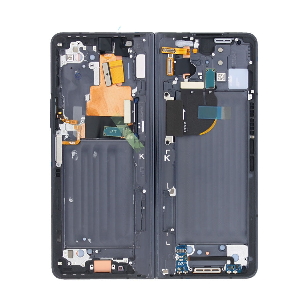 Samsung Galaxy Z Fold5 F946B Main Display And Digitizer With Frame Phantom Black Service Pack