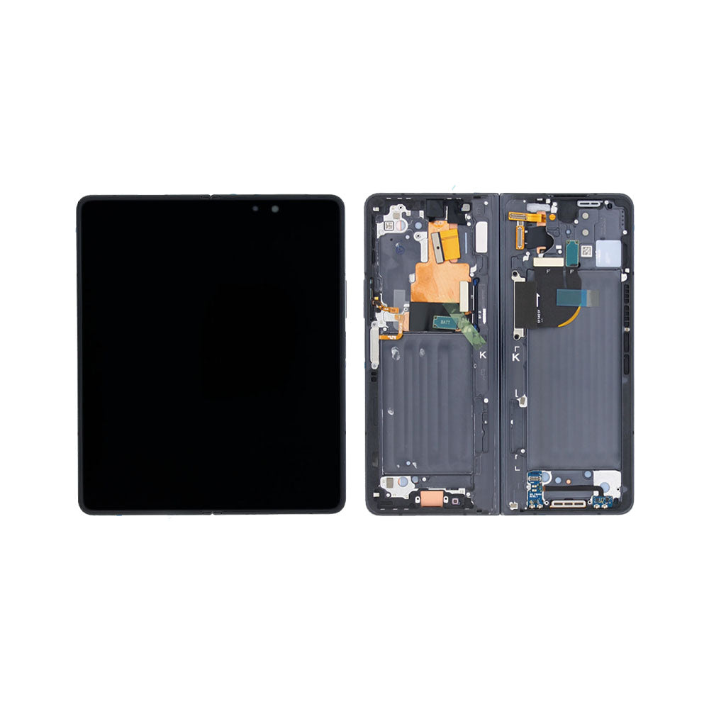 Samsung Galaxy Z Fold5 F946B Main Display And Digitizer With Frame Phantom Black Service Pack