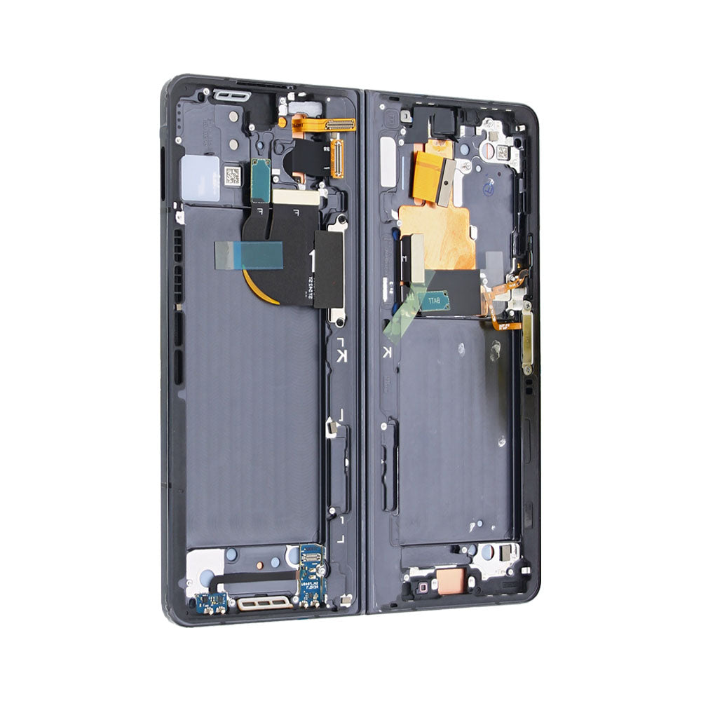 Samsung Galaxy Z Fold5 F946B Main Display And Digitizer With Frame Phantom Black Service Pack