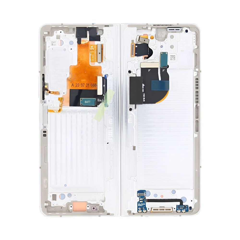 Samsung Galaxy Z Fold5 F946B Main Display And Digitizer With Frame Cream Service Pack