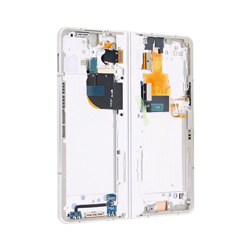 Samsung Galaxy Z Fold5 F946B Main Display And Digitizer With Frame Cream Service Pack