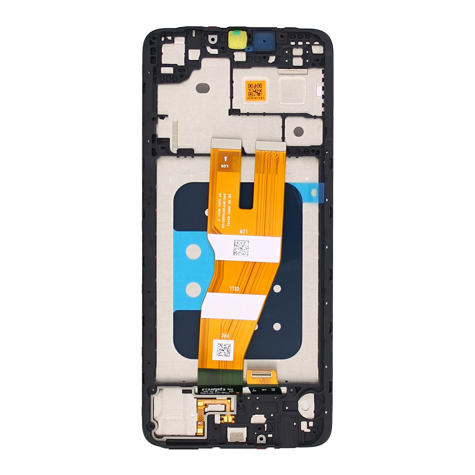 Samsung Galaxy A05 A055F Display And Digitizer With Frame Black Service Pack