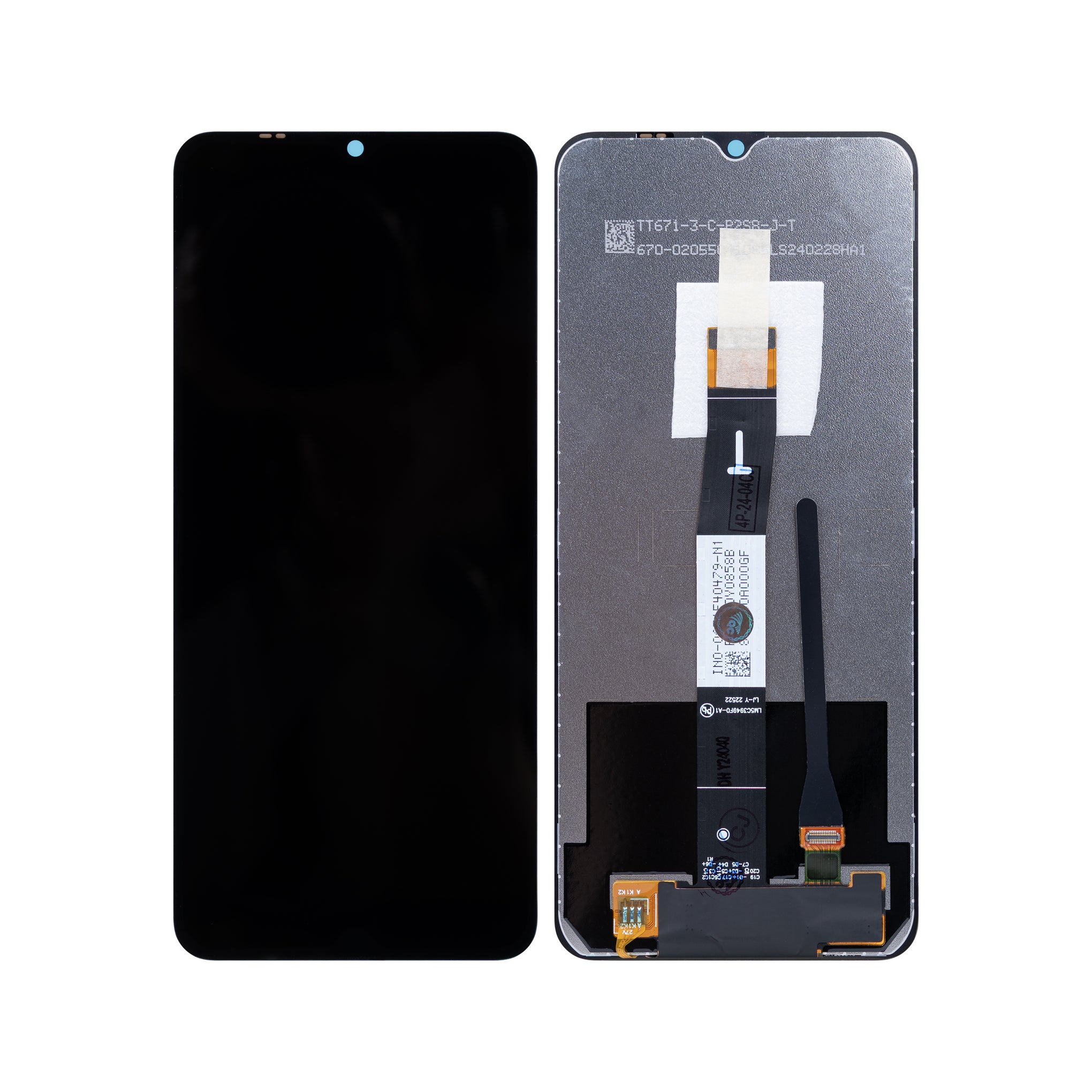Xiaomi Redmi 12C Display And Digitizer Without Frame Black OEM