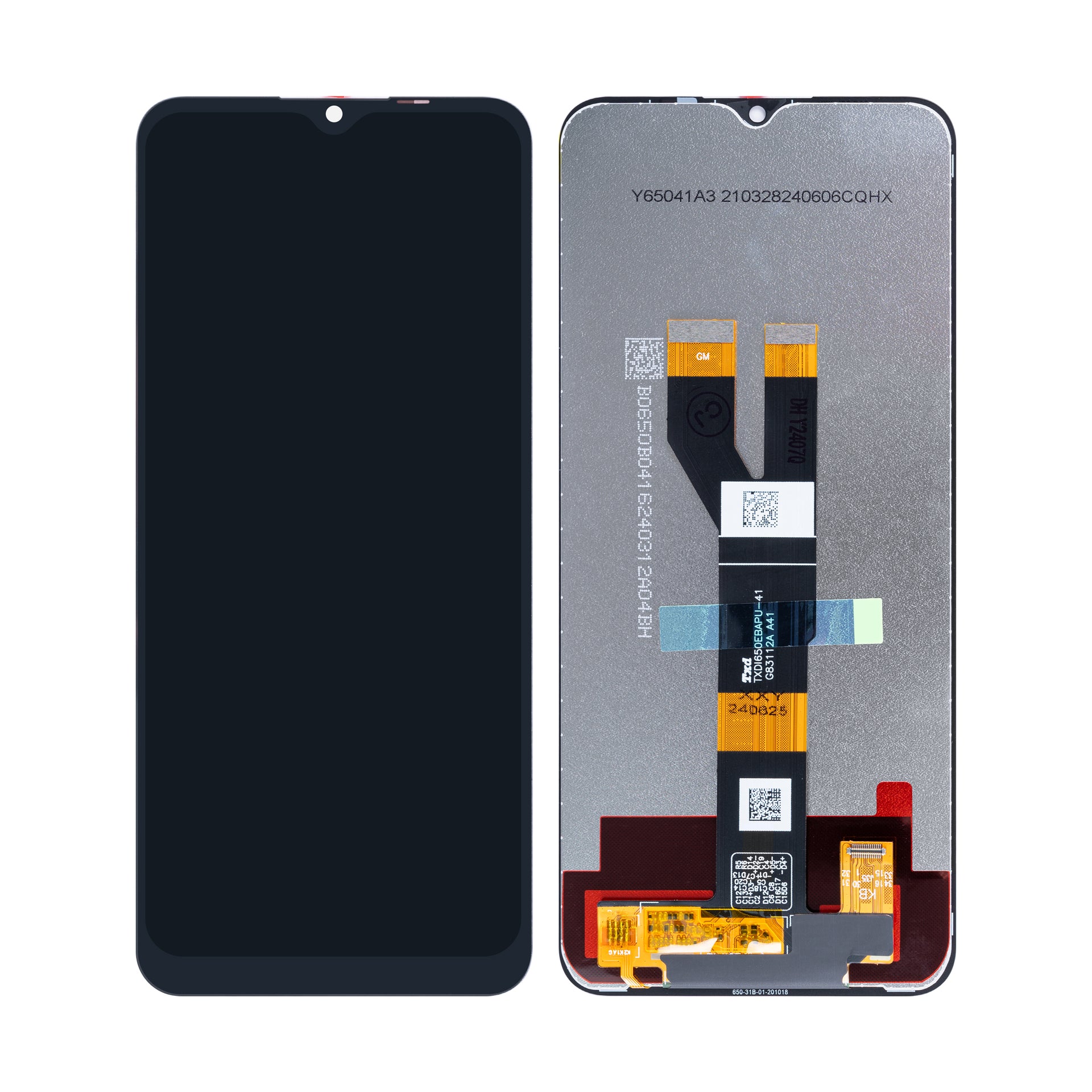 Realme C20, C21 Display And Digitizer Without Frame Black OEM