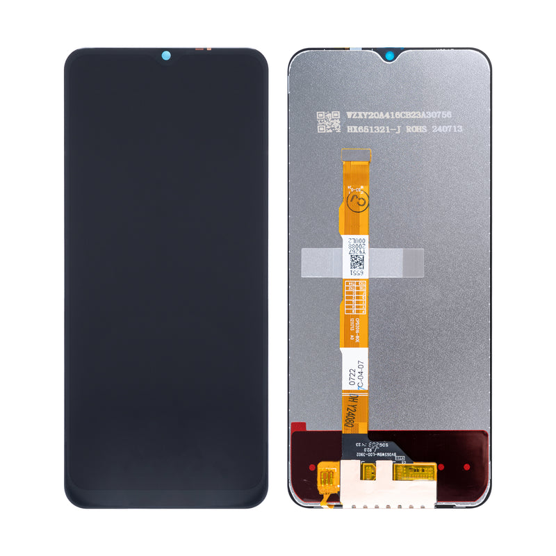 Vivo Y20, Y20s, Y20i, Y12s Display And Digitizer Without Frame Black OEM