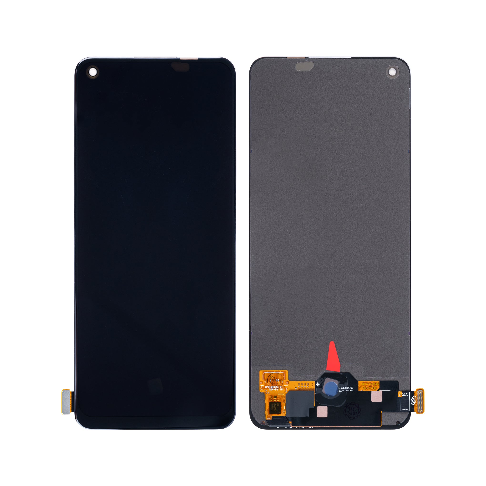 Oppo Find X5 Lite, Reno 7 5G Display And Digitizer Without Frame Black OEM
