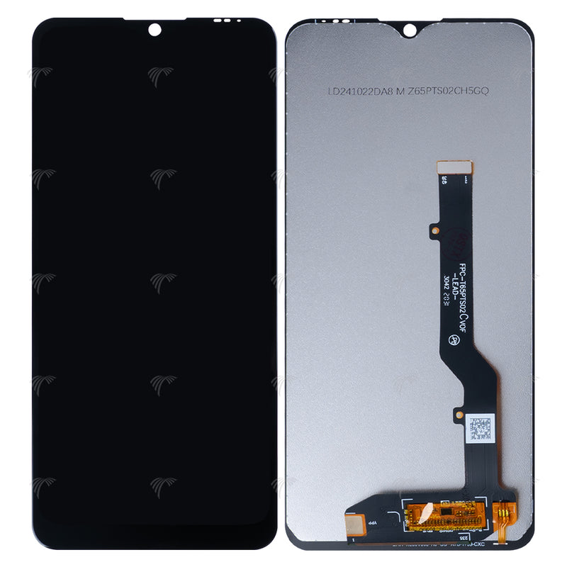 ZTE Blade 20 5G Display And Digitizer Without Frame Black OEM