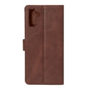 Rixus Bookcase For Samsung Galaxy A25 5G Brown
