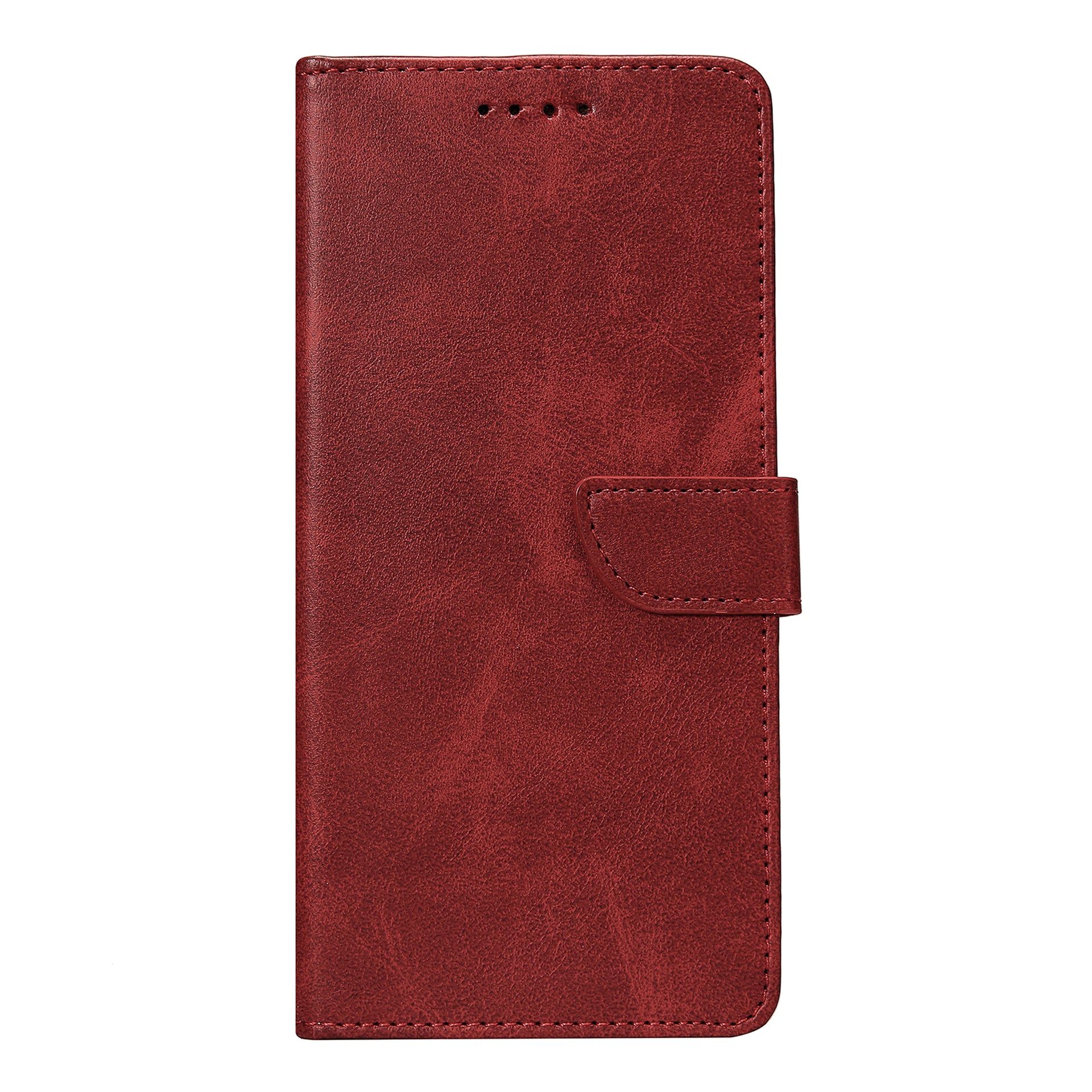 Rixus Bookcase For Samsung Galaxy A25 5G Dark Red
