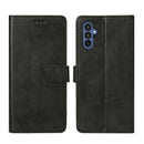 Rixus Bookcase For Samsung Galaxy A15 5G Black