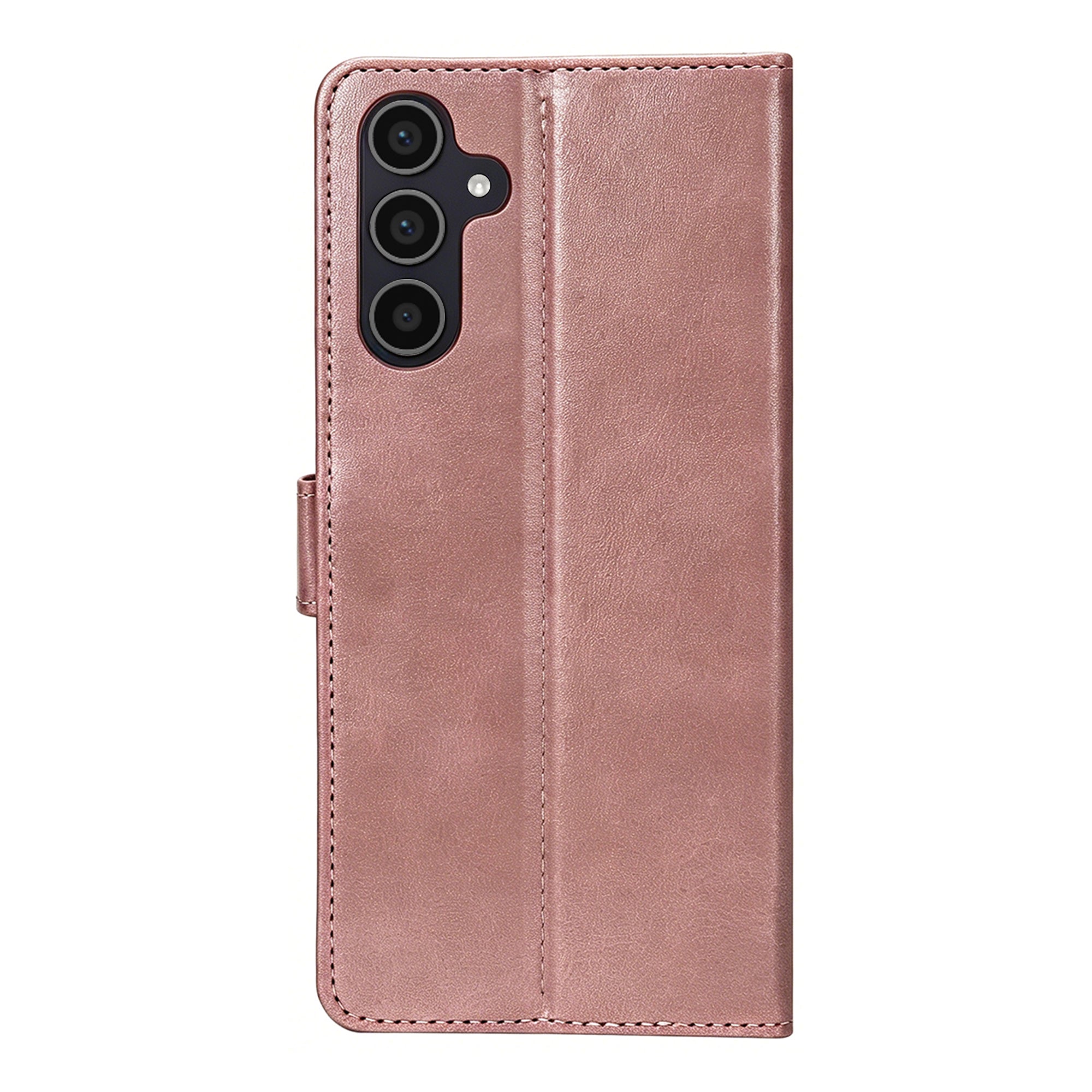 Rixus Bookcase For Samsung Galaxy A34 5G Pink