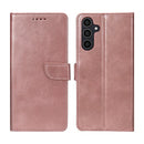 Rixus Bookcase For Samsung Galaxy A34 5G Pink