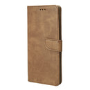 Rixus Bookcase For Samsung Galaxy S23 FE Light Brown