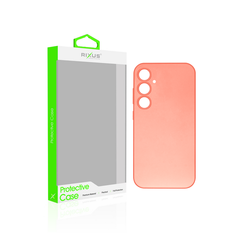 Rixus For Samsung Galaxy A15 5G A156B Soft TPU Phone Case Pink