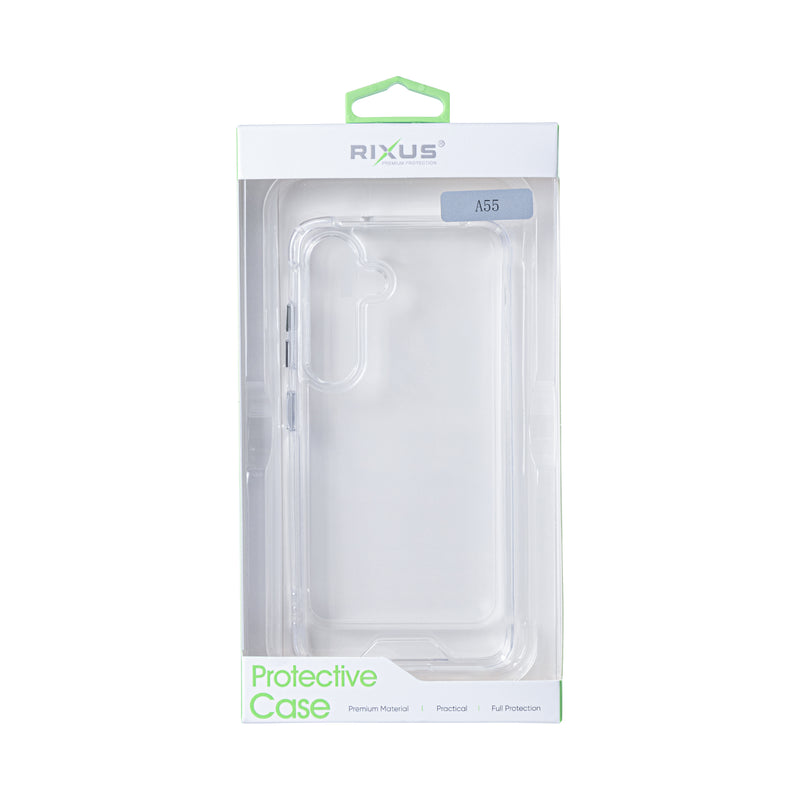 Rixus For Samsung Galaxy A55 5G A556B Crystal Clear Anti-shock TPU