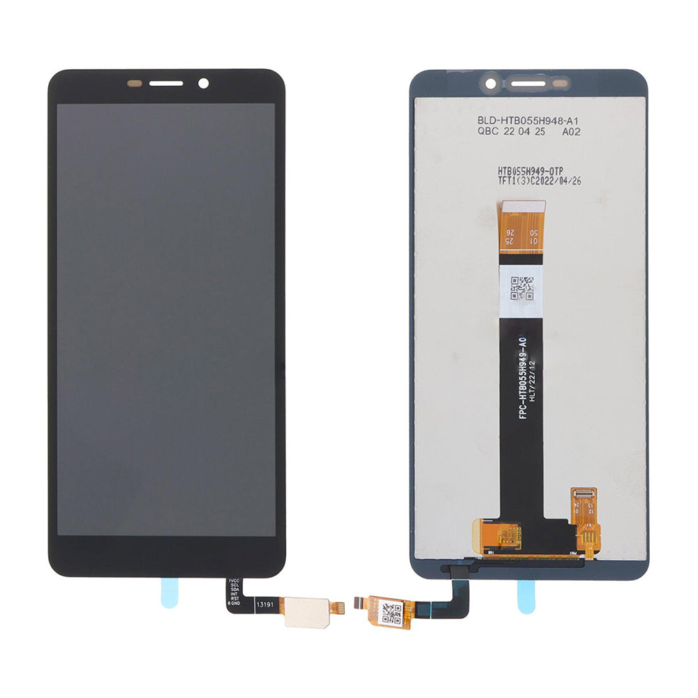 Nokia C100 Display And Digitizer Without Frame Black OEM