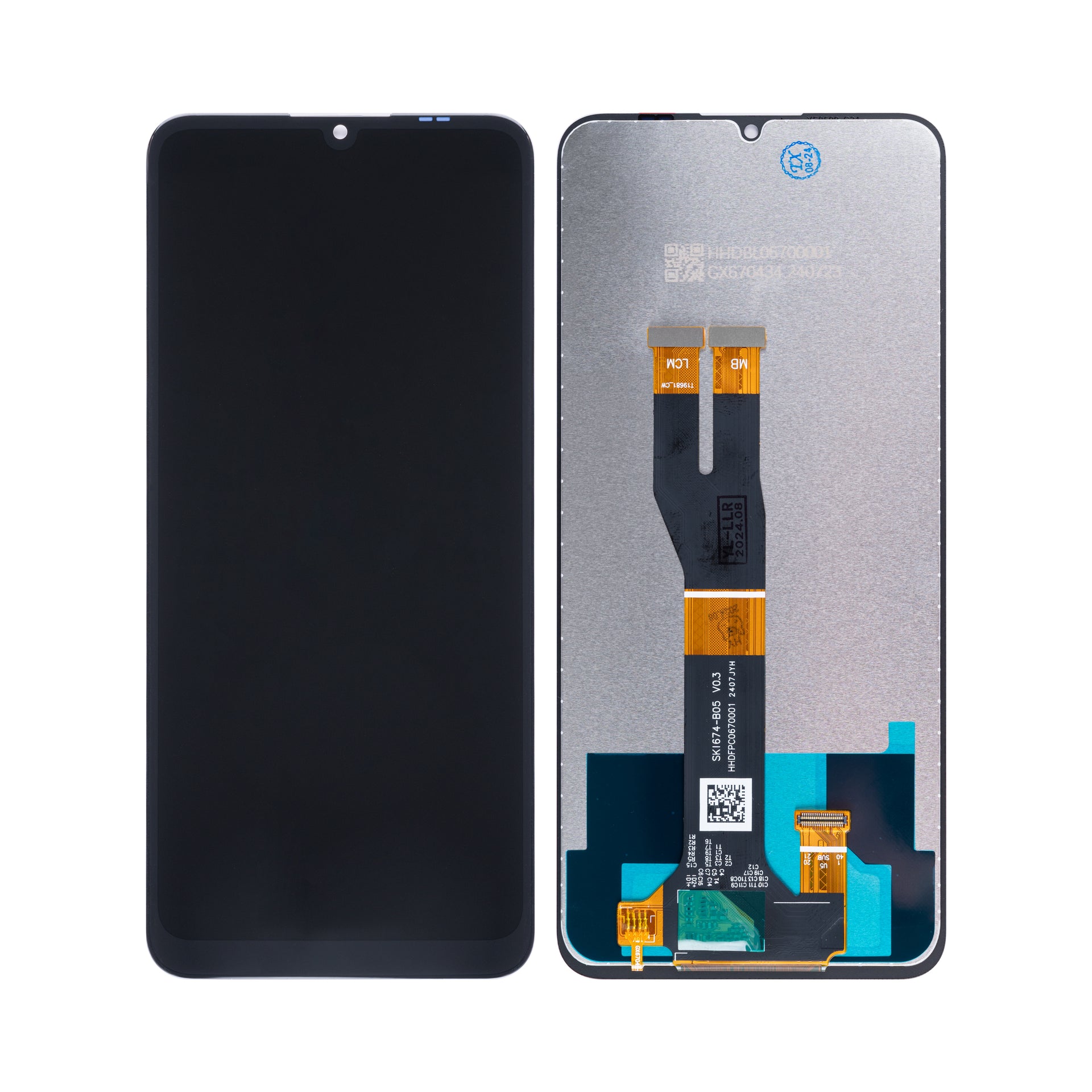 Nokia C31 Display And Digitizer Without Frame Black OEM