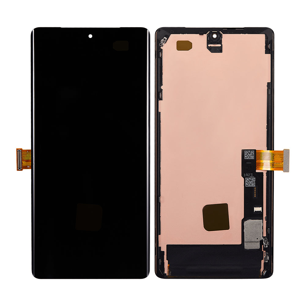 Google Pixel 7 Pro Display And Digitizer With Frame Black Soft-OLED