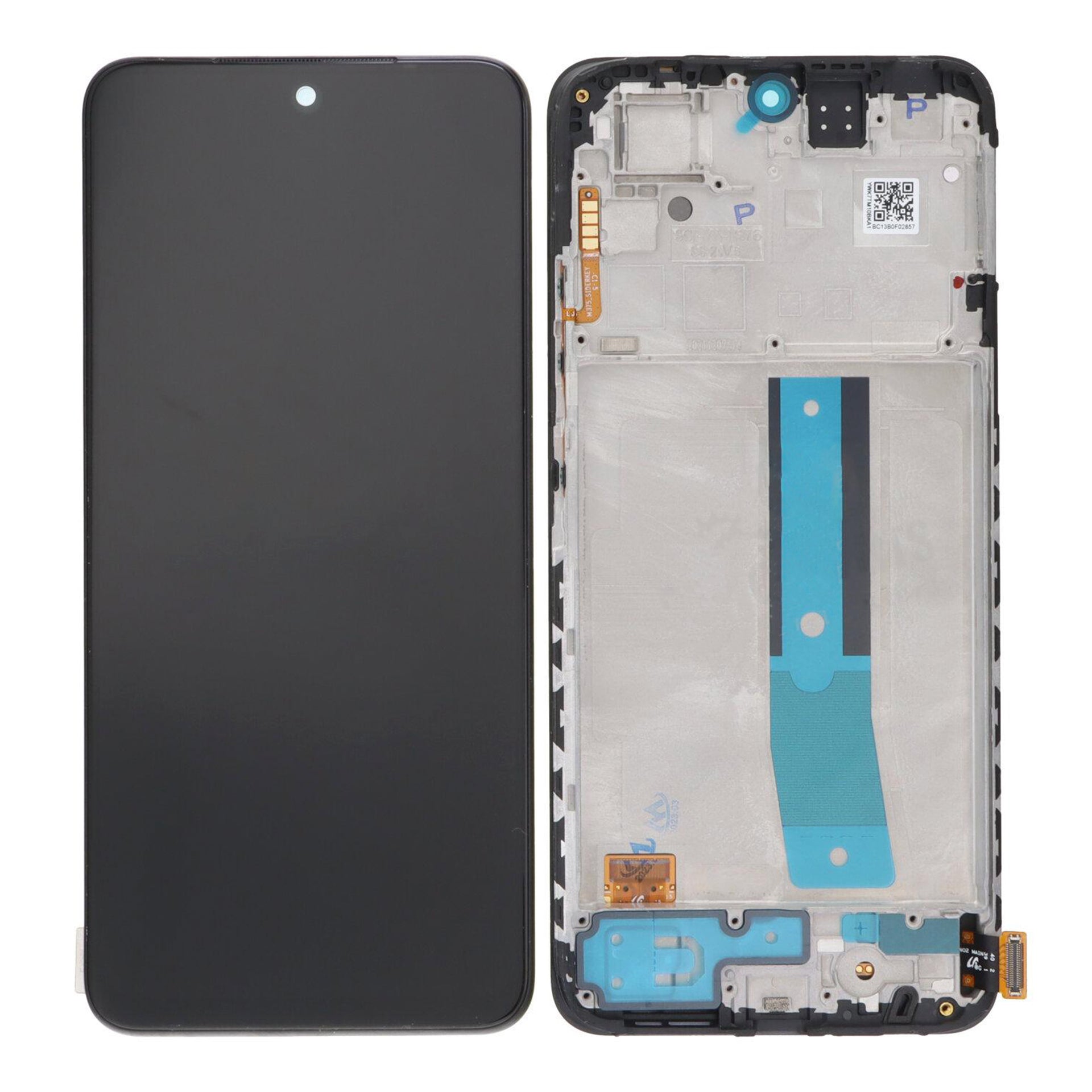 Xiaomi Redmi Note 11 4G Display And Digitizer With Frame Black OEM