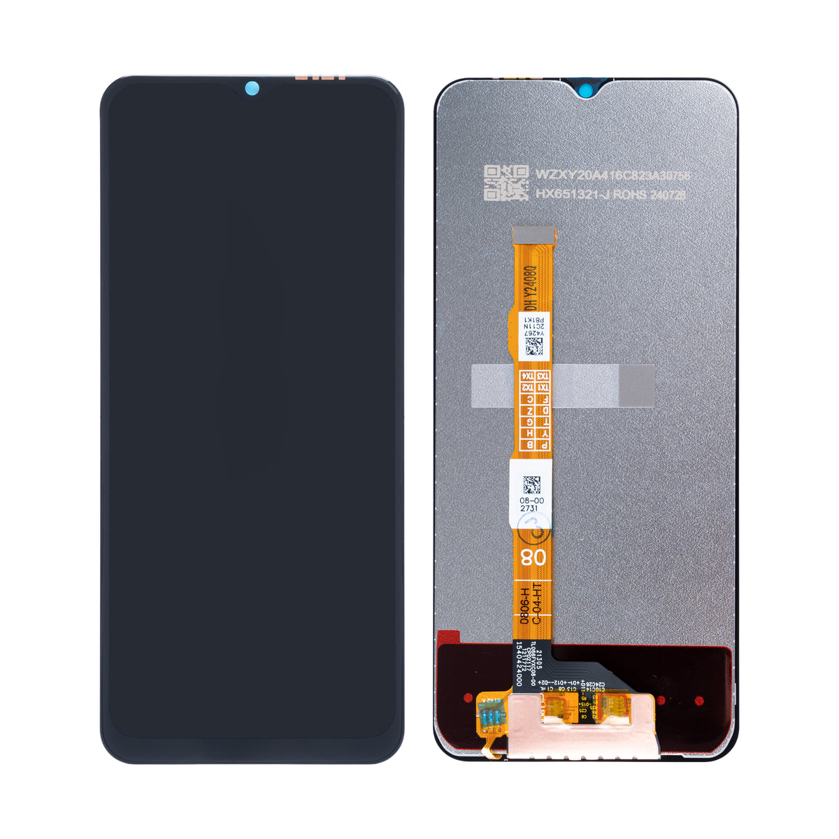 Vivo Y53s Display And Digitizer Without Frame Black OEM