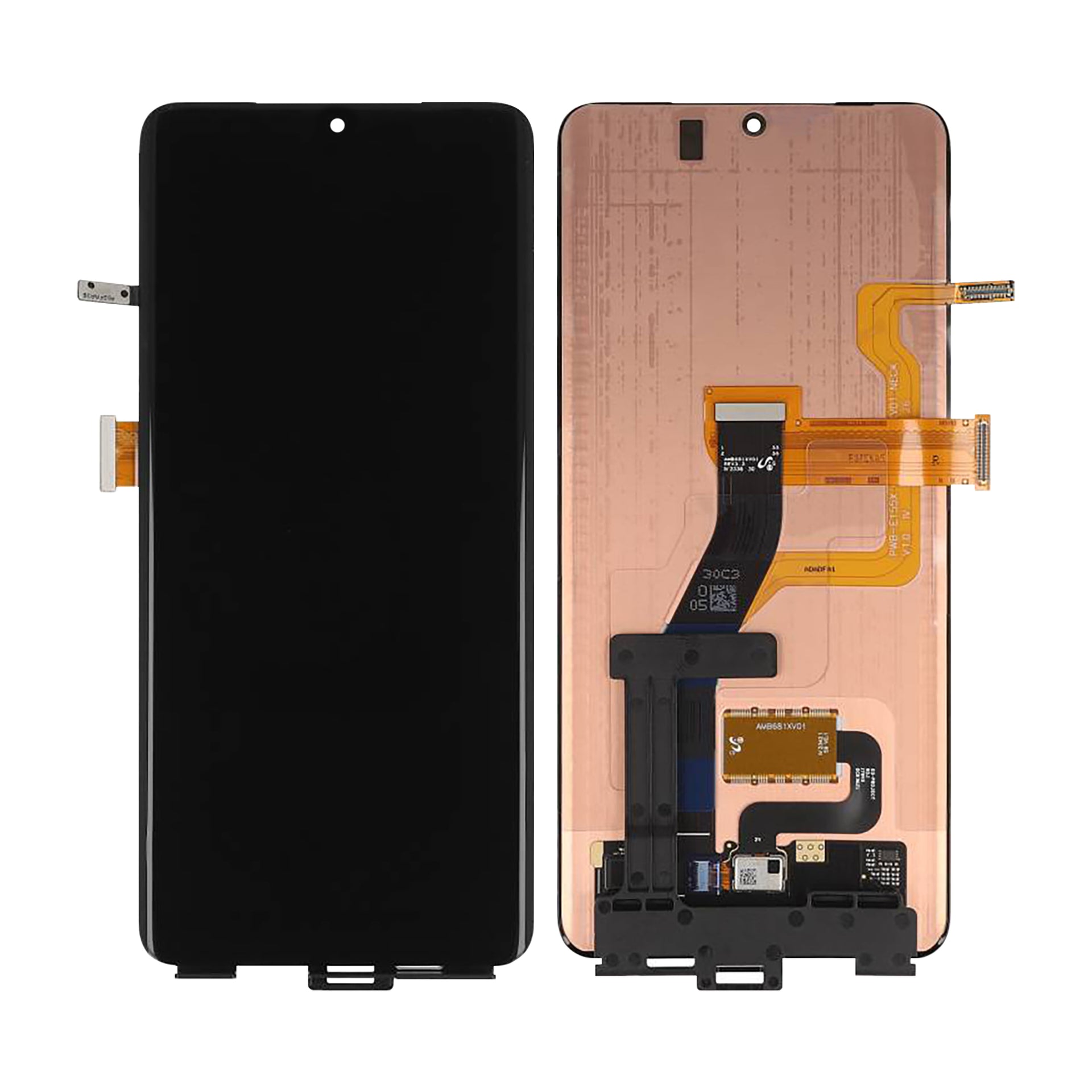Samsung Galaxy S21 Ultra G998B Display And Digitizer Without Frame Black Service Pack
