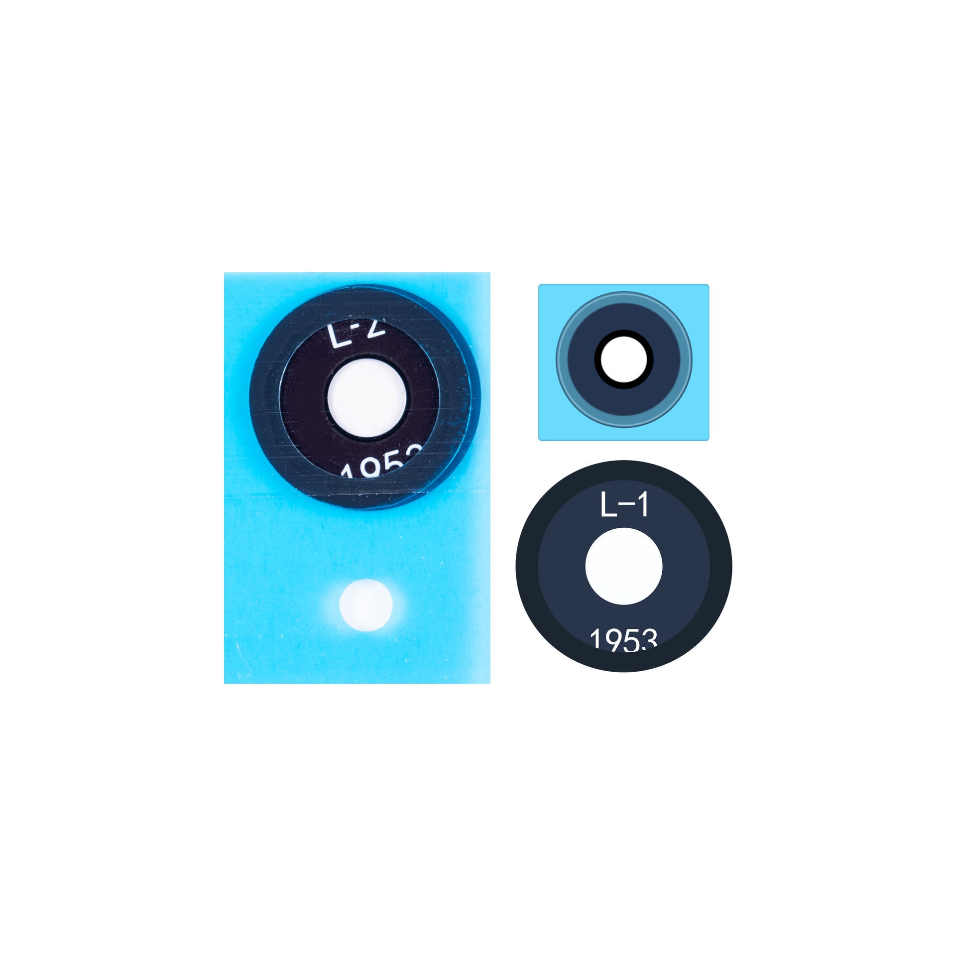 Xiaomi Redmi 12 4G Camera Lens Cover Black OEM