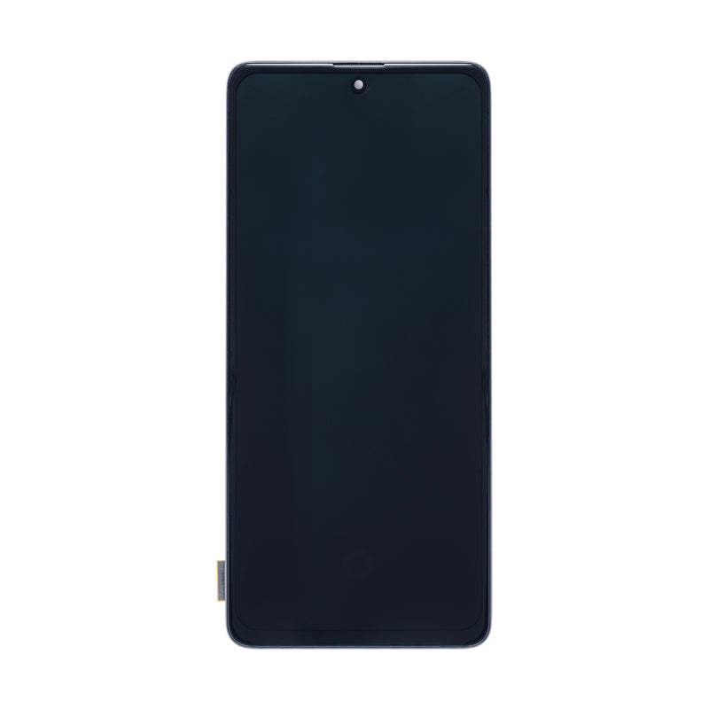 Samsung Galaxy A71 A715F Display and Digitizer With Frame Black Soft-OLED