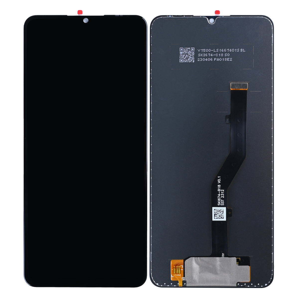 ZTE Blade V40 Vita Display And Digitizer Without Frame Black OEM