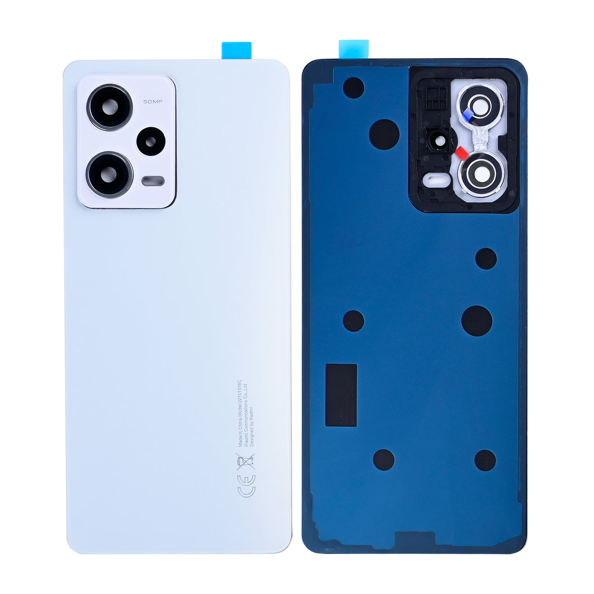 Xiaomi Redmi Note 12 Pro 5G Back Cover With Lens Polar White OEM