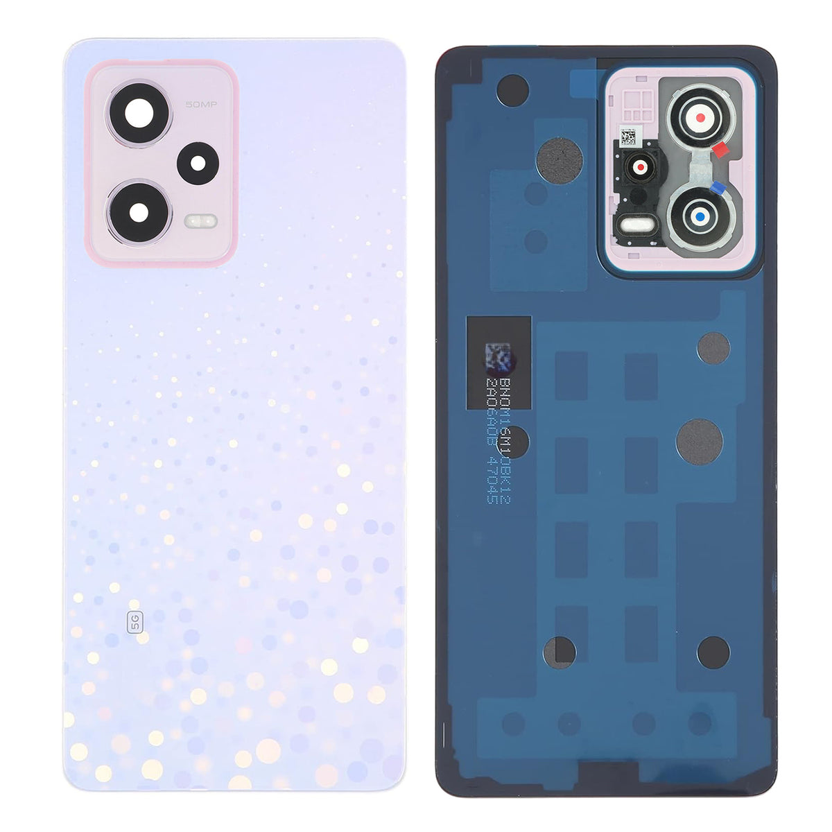 Xiaomi Redmi Note 12 Pro 5G Back Cover With Lens Stardust Purple OEM