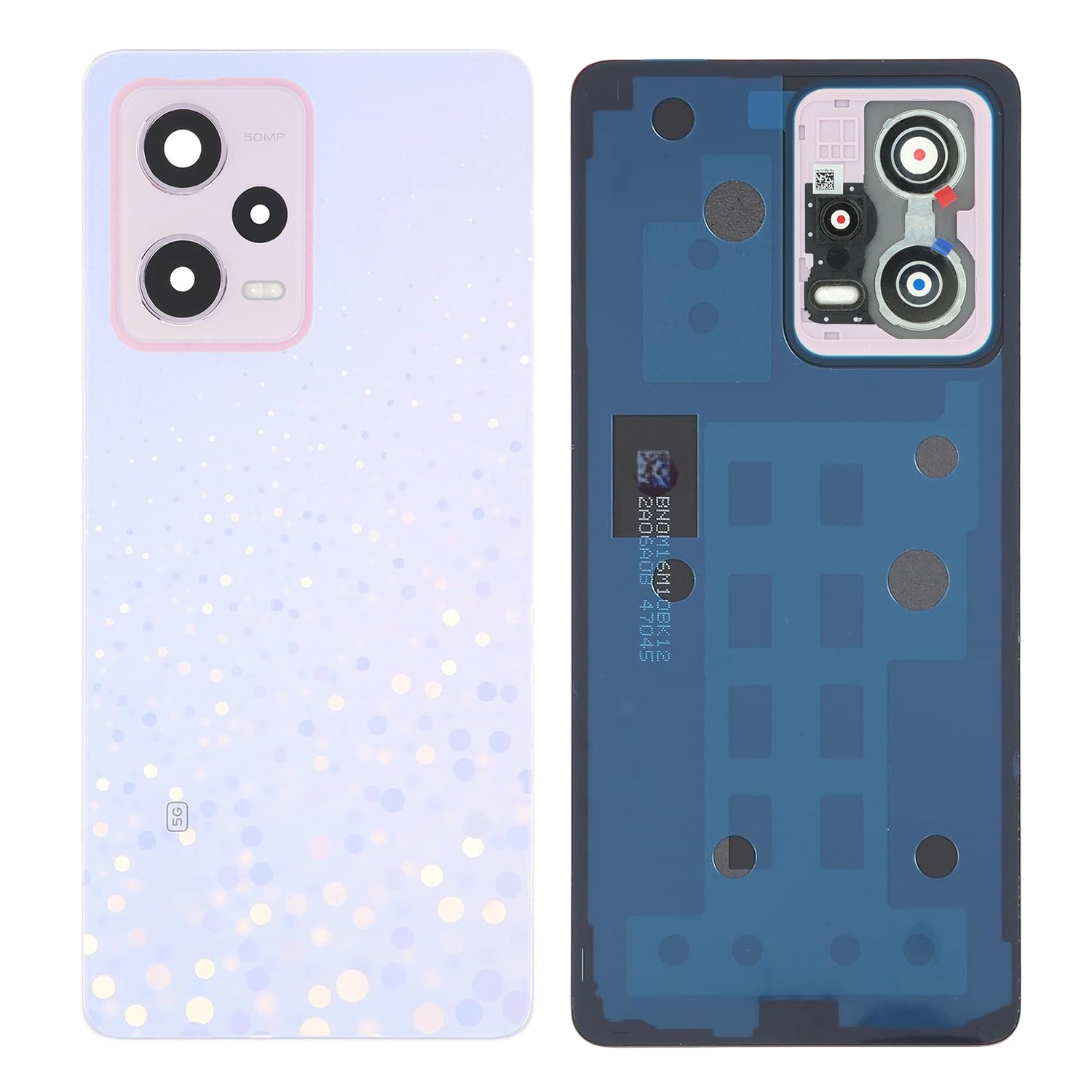 Xiaomi Redmi Note 12 Pro 5G Back Cover With Lens Stardust Purple OEM