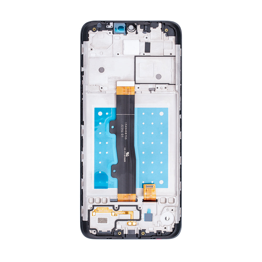 Motorola Moto E7 Display And Digitizer With Frame Mineral Gray OEM