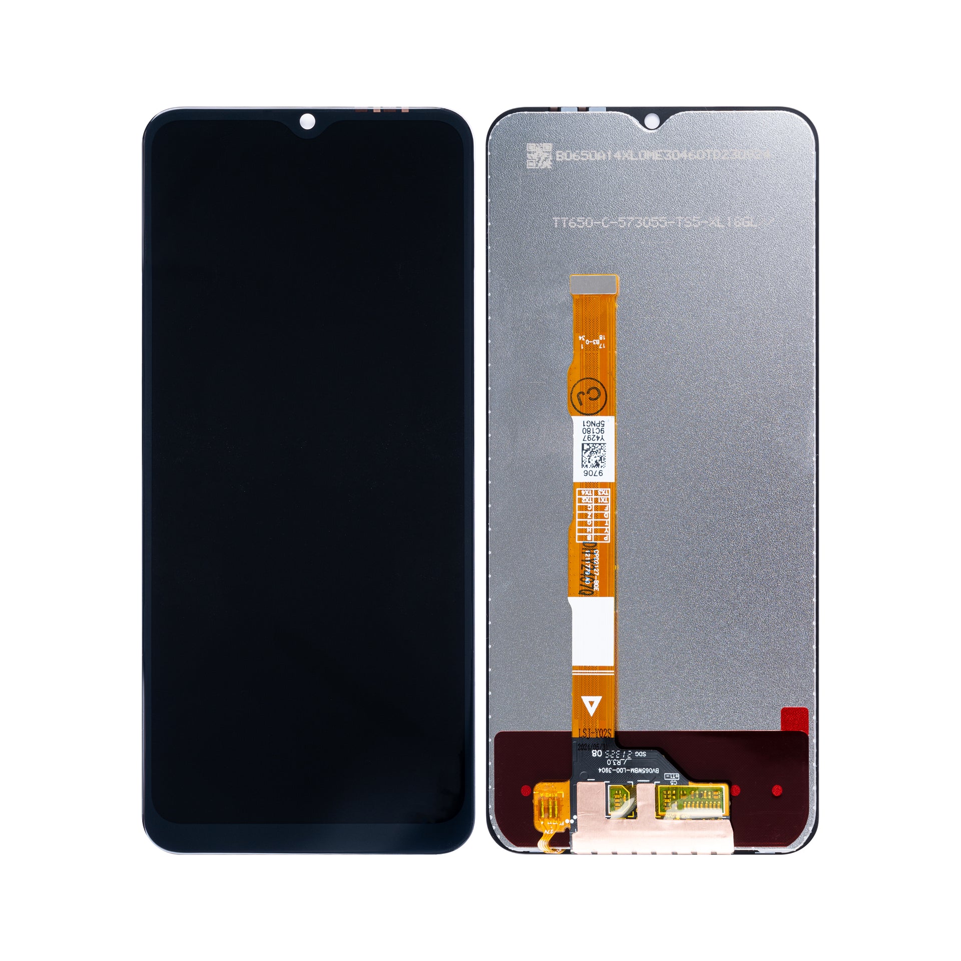 Vivo Y16 Display And Digitizer Without Frame Black OEM