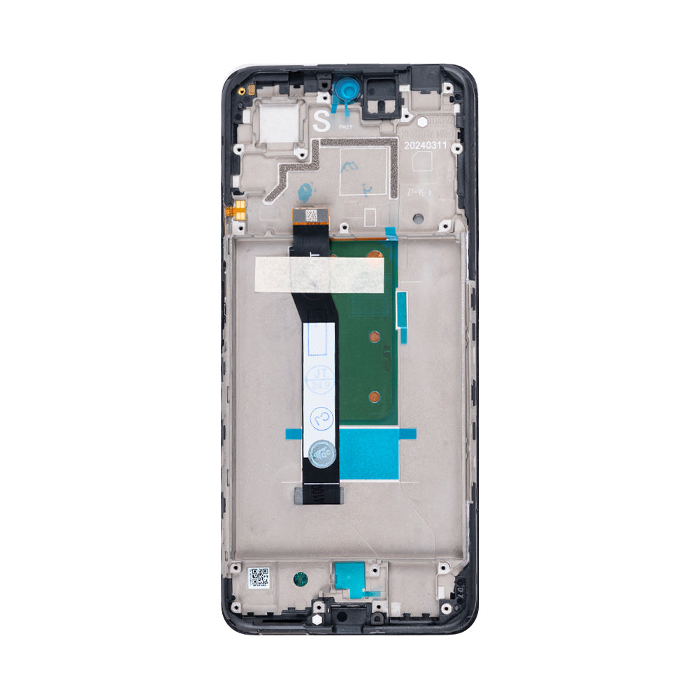 Xiaomi Redmi Note 12T Pro Display And Digitizer With Frame Black OEM