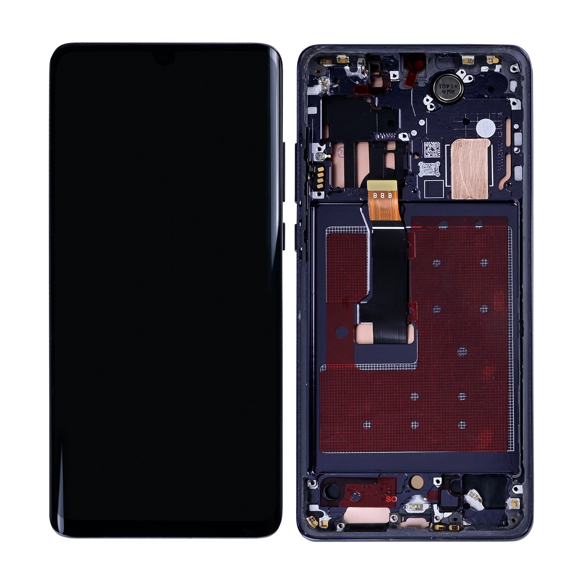 Huawei P30 Pro, P30 Pro New Edition Display And Digitizer With Frame Black OEM