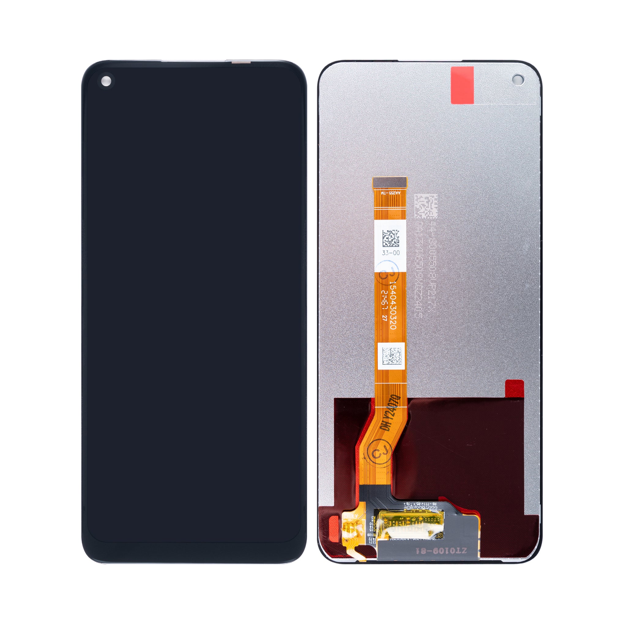 Oppo A96 4G Display And Digitizer Without Frame Black OEM