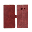 Rixus Bookcase For Samsung Galaxy A5 Dark Red