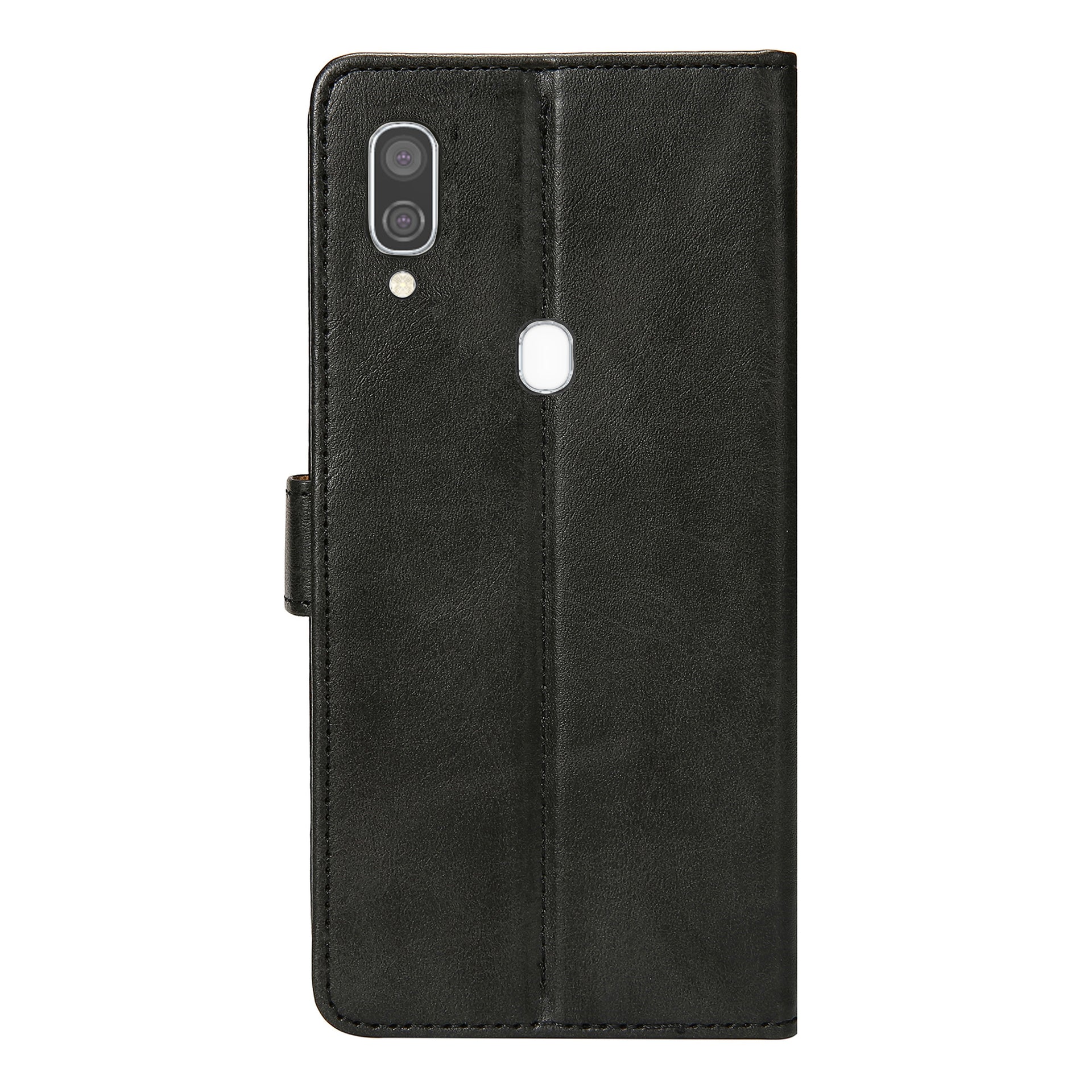 Rixus Bookcase For Samsung Galaxy A40 Black