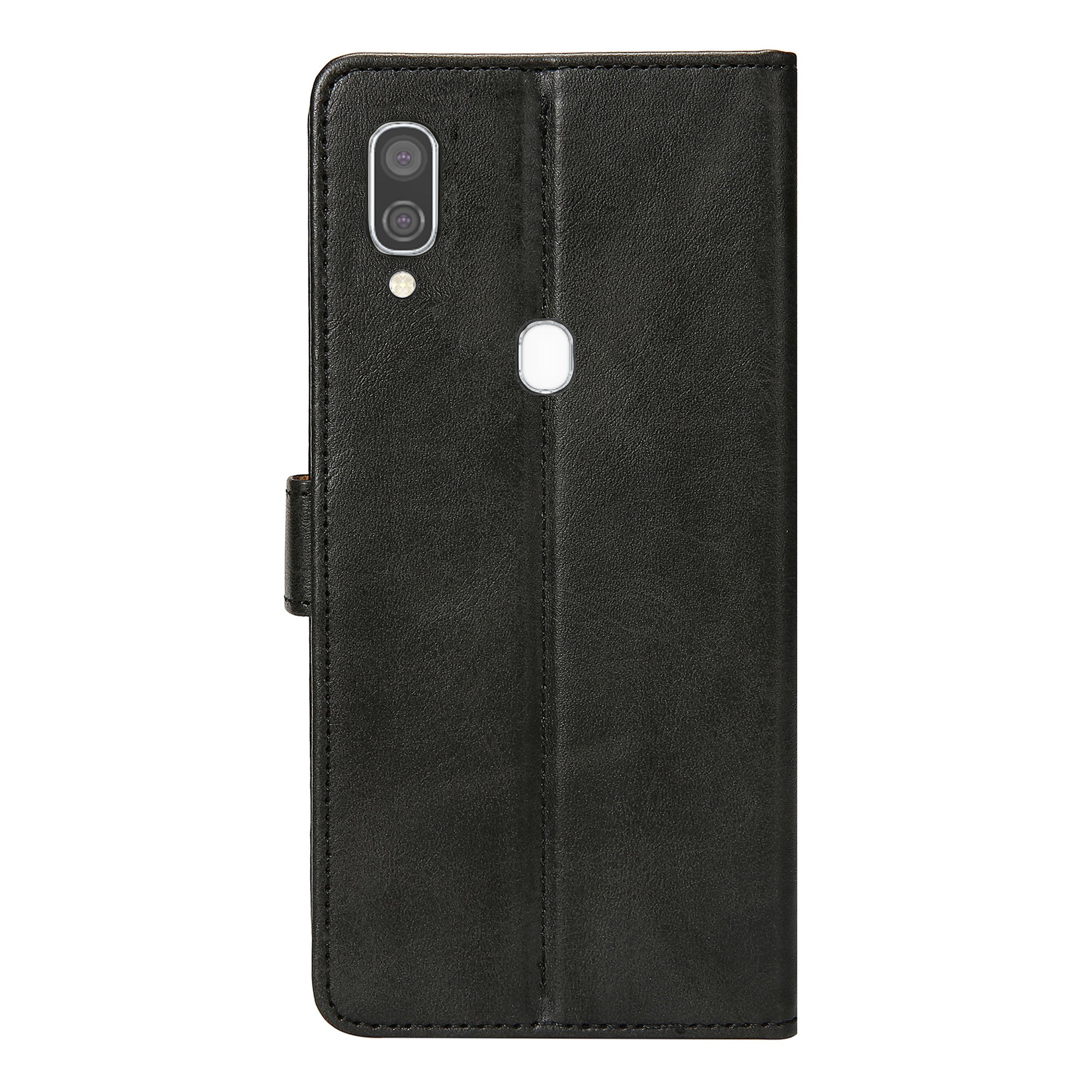 Rixus Bookcase For Samsung Galaxy A40 Black