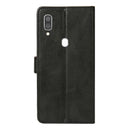 Rixus Bookcase For Samsung Galaxy A40 Black