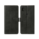 Rixus Bookcase For Samsung Galaxy A40 Black