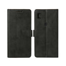 Rixus Bookcase For Samsung Galaxy A40 A405F Black