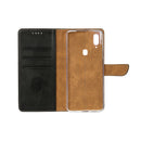 Rixus Bookcase For Samsung Galaxy A40 Black