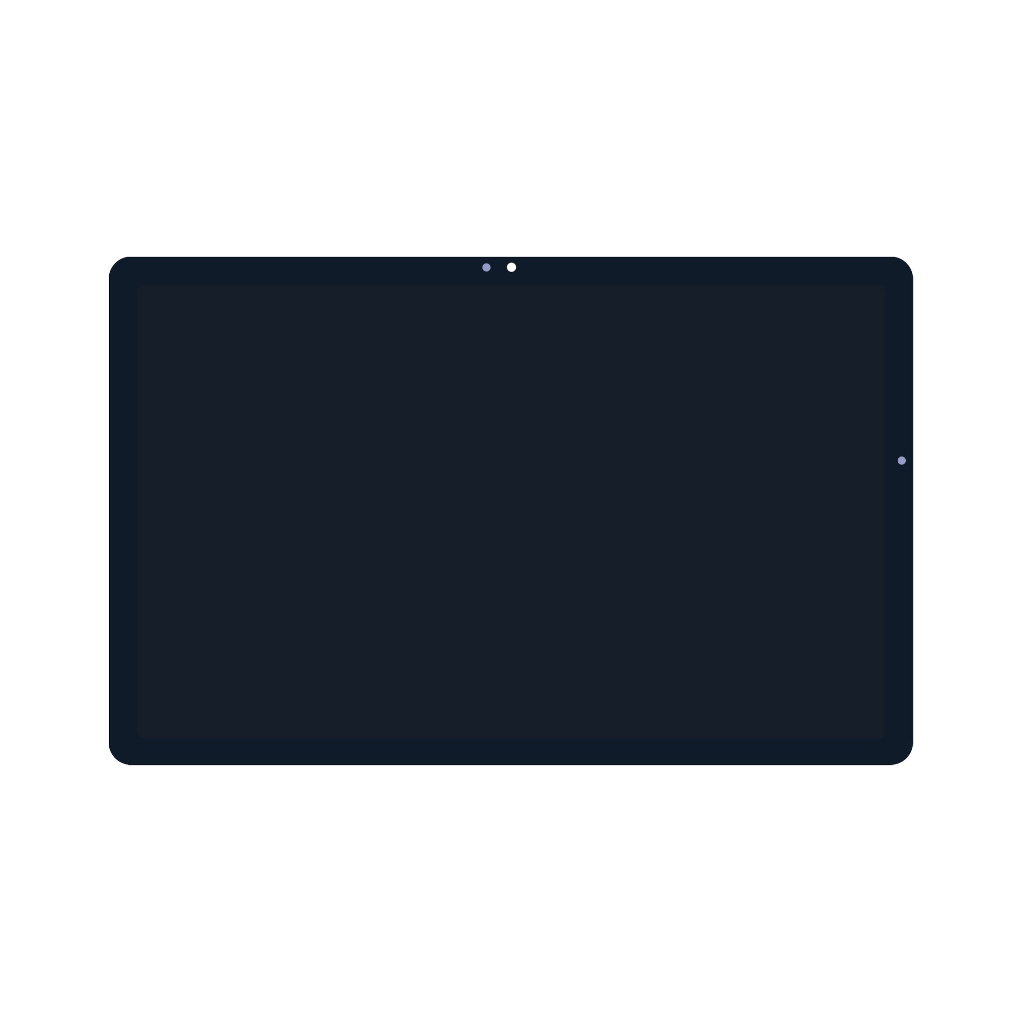 Samsung Galaxy Tab A9 Plus X210, X216B Display And Digitizer Without Frame Black OEM
